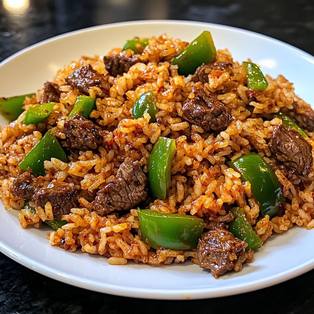 Crispy Chilli Beef Rice