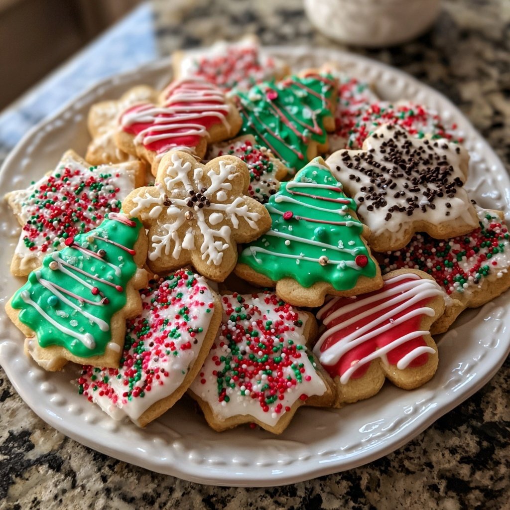 30 Pretty Christmas Cookies Easy Recipes