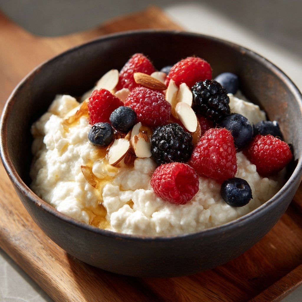 High Protein Cottage Cheese Bowl