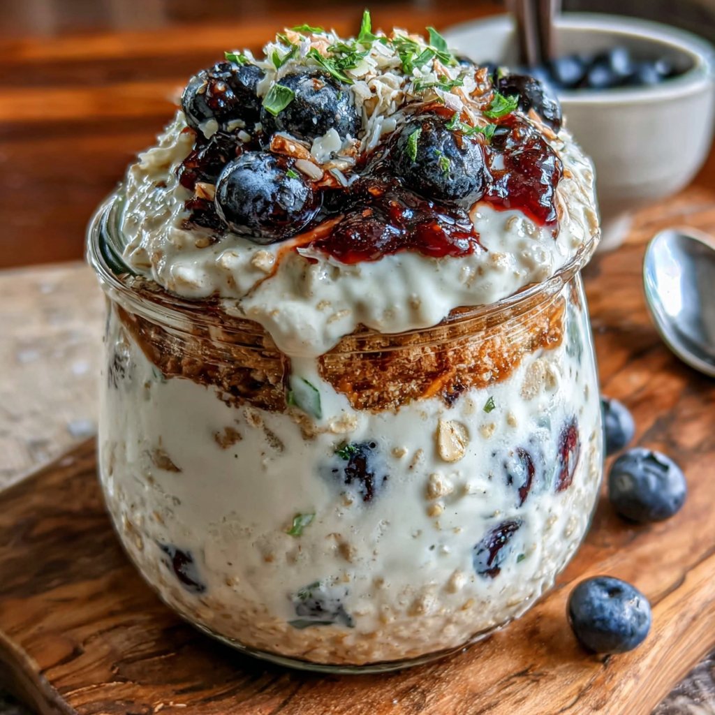 Blueberry Lemon Overnight Oats