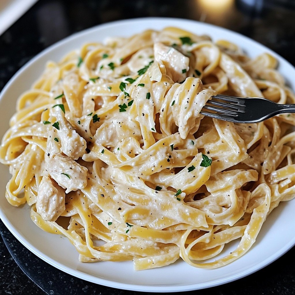 Creamy Garlic Parmesan Chicken Pasta