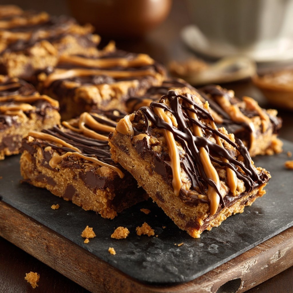 Chocolate Peanut Butter Squares