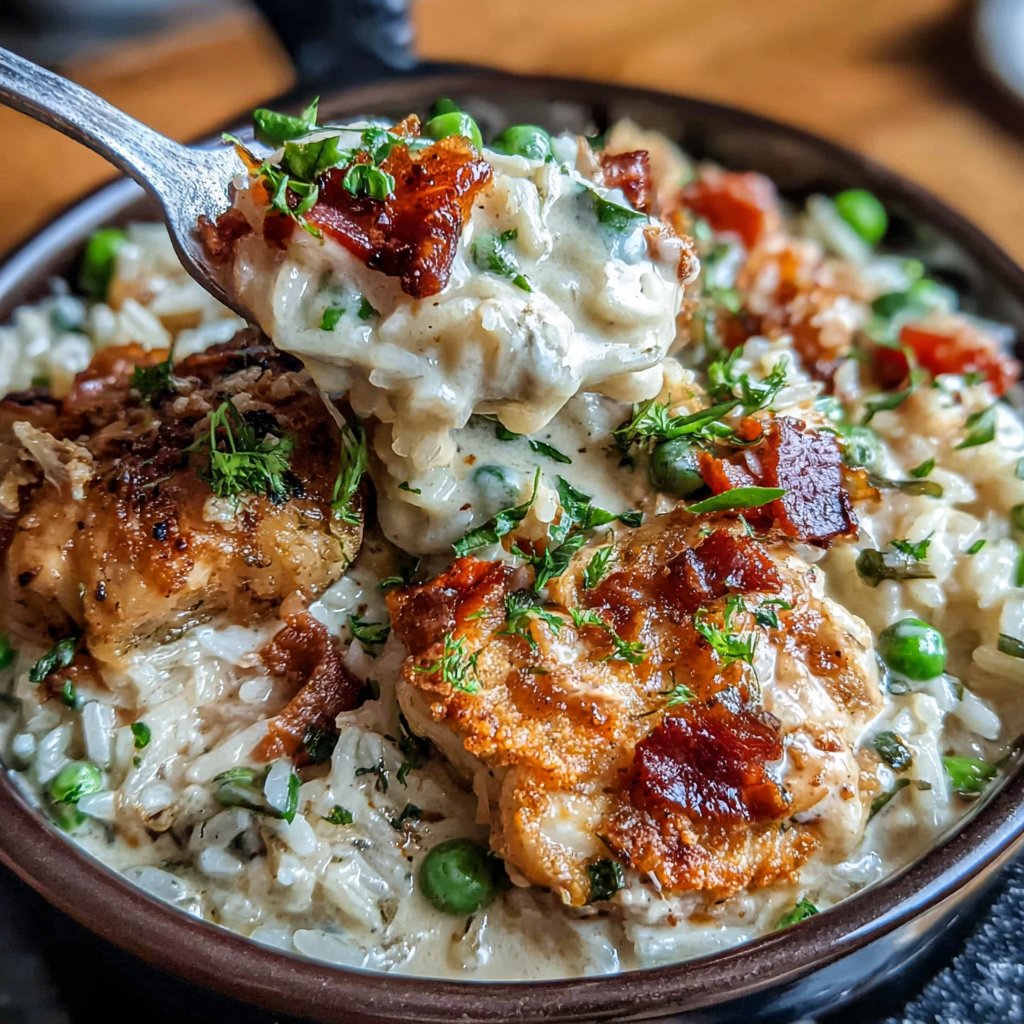 Creamy Chicken And Rice One Pot Dinner