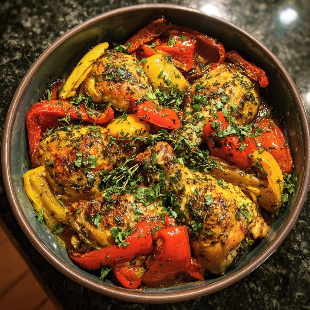 One Pan Easy Healthy Dinner Chicken