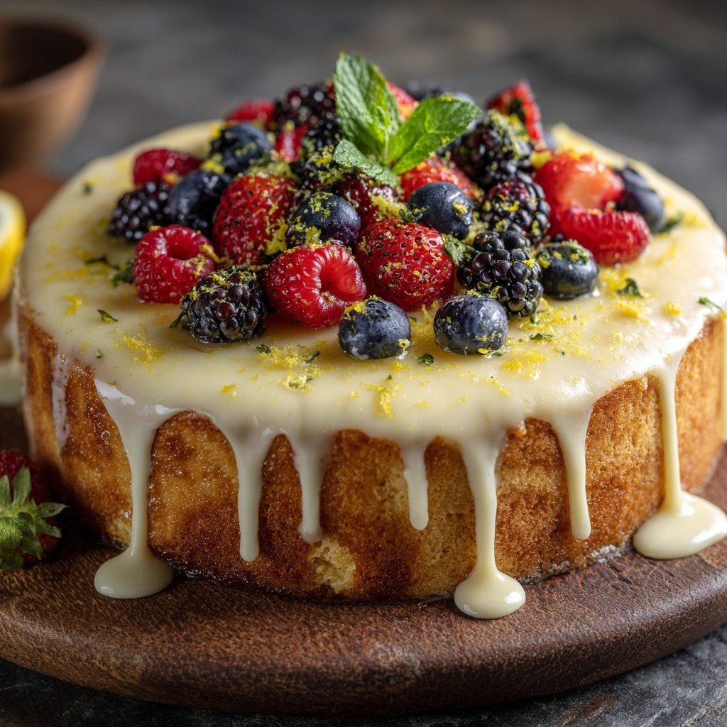 Limoncello Ricotta Cake